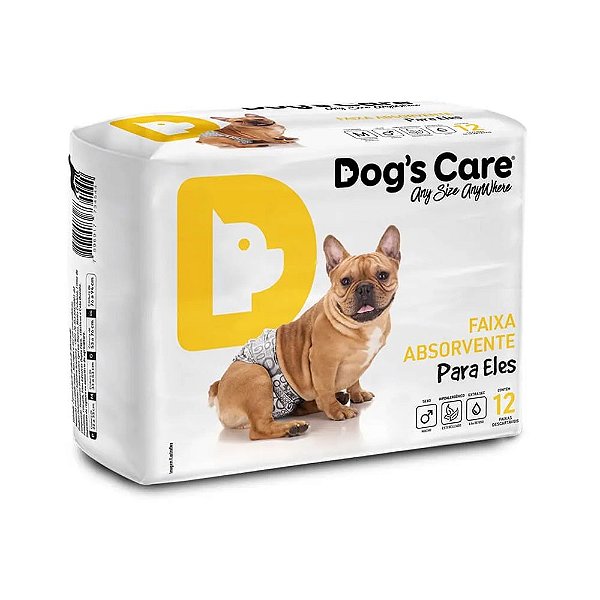 FRALDA DESCARTAVEL MACHO P DOGS CARE