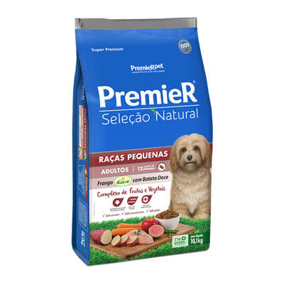 Premier Selecao Natural Caes Adulto Racas Pequenas Batata Doce 1kg