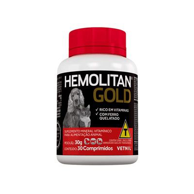 Hemolitan Gold com 30 Comprimidos