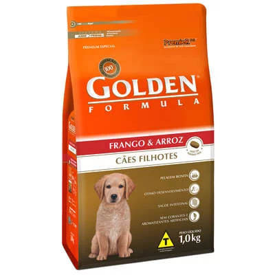 Golden Formula Caes Filhotes Frango Porte Médio e Grande 1 Kg