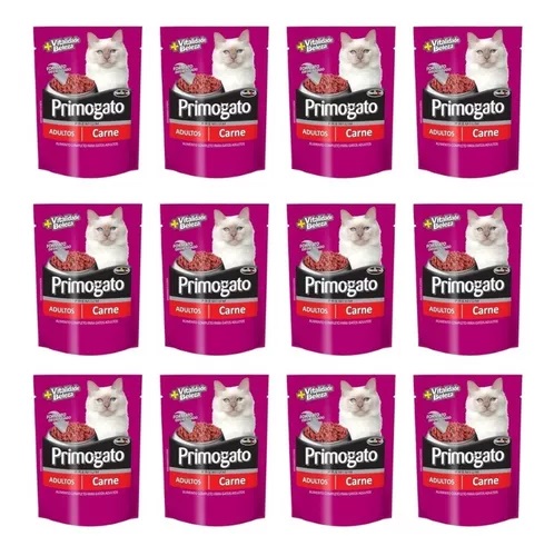 Primogato Sache Carne 12X85G