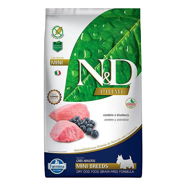 Nd Canine Prime Adulto Cordeiro Mini 10,1kg