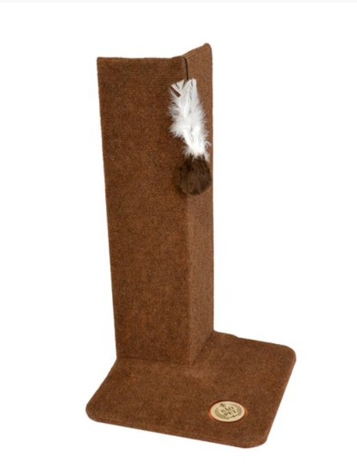 Arranhador Corner Marrom Canto/Moveis 31X31X60Cm