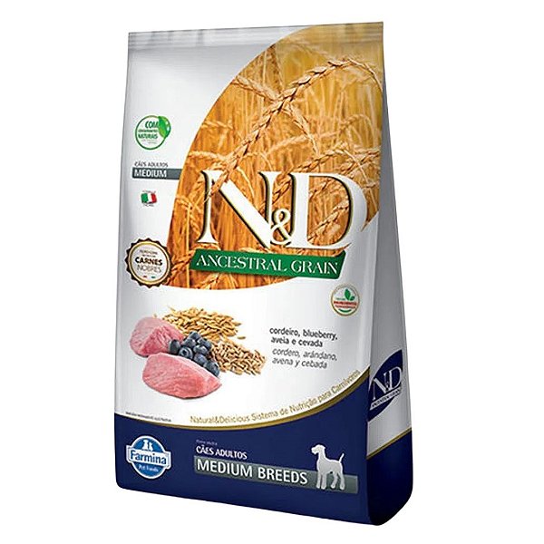 Nd Ancestral Canine Cordeiro Medium 2,5 Kg