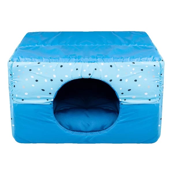 CAMA CUBO POA AZUL M