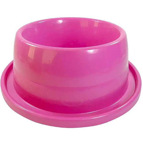 COMEDOURO ANTI-FORMIGA-ROSA 300 ML MINI DURA PETS