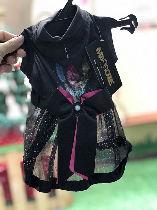 VESTIDO PLUMA P