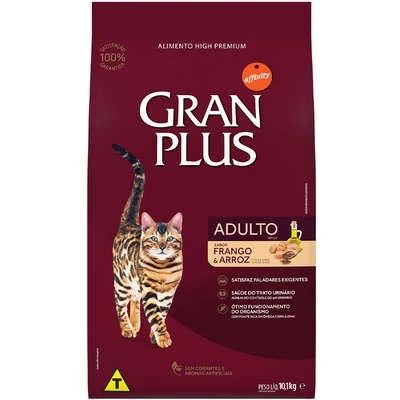 Gran Plus Gato Adulto Frango E Arroz 1Kg