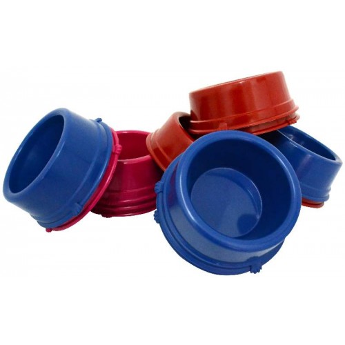 Comedouro Filhote Medio 500Ml Vermelho