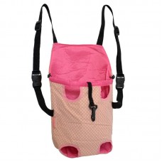 Bolsa De Transporte São Pet Frontal Algodão Rosa Nº2 14X28X40Cm