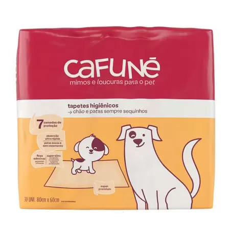 Tapete Higienico Cafune 80X60Cm C/30Und