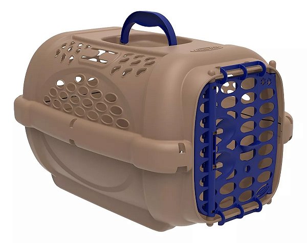 CAIXA DE TRANSPORTE PANTHER GOLD PLASTPET - Nº2 AZUL