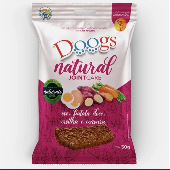SUPLEMENTO DOOGS NAT OVO,ERVILHA,CENOURA JOINT CARE 50GR GIGAN-T