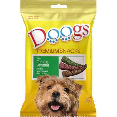 BIFINHO DOOGS CARNE E VEGETAIS 65GR