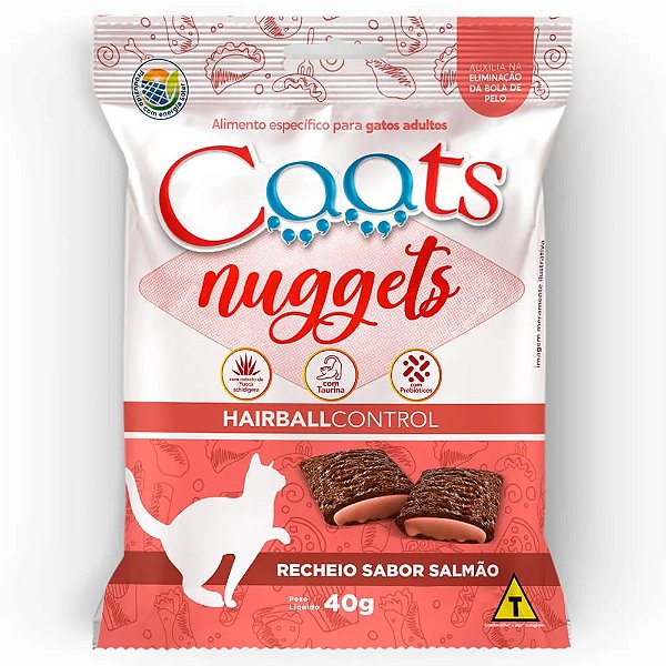 CAATS NUGGETS SNACKS HAIRBALL CONTROL 40GR