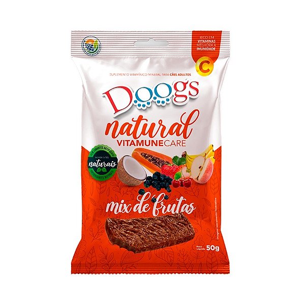 SUPLEMENTO DOOGS MIX FRUTAS VITTAMUNE CARE 50GR