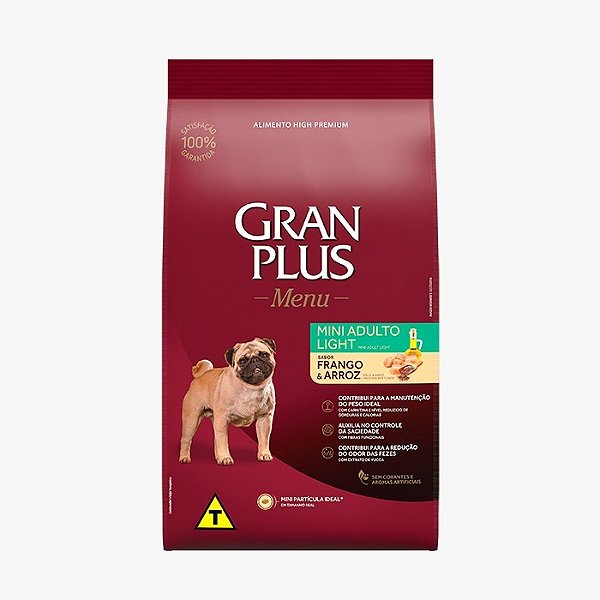 Gran Plus Menu Cao Adulto Light Mini 3kg