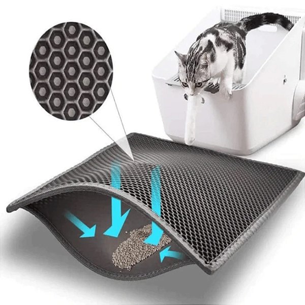 Coletor De Areia Para Gatos 68X56Cm