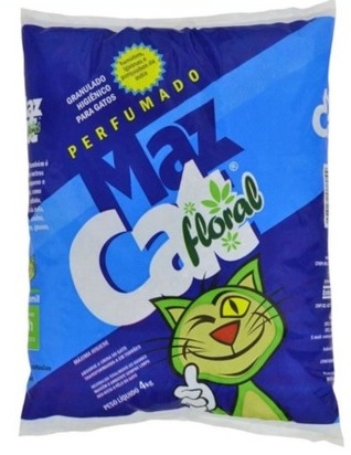 Areia Sanitaria Maz Cat Floral 4Kg