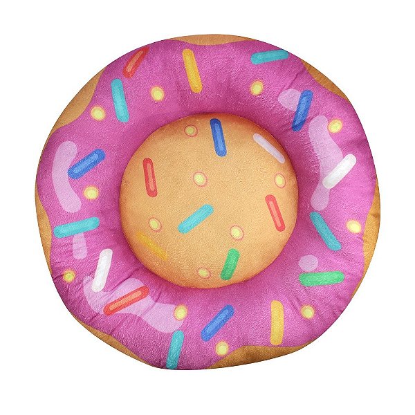 Cama Redonda Donuts Rosa