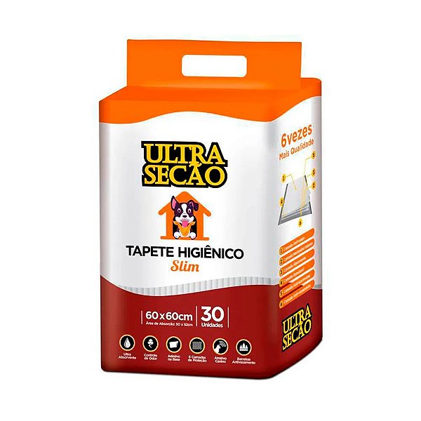 Tapete Hig. Ultra Secao 30un 60x60