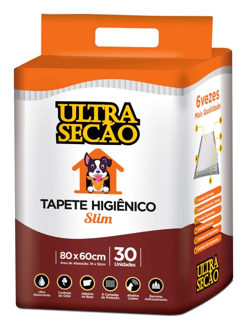 Tapete Hig. Ultra Secao 30un 80x60