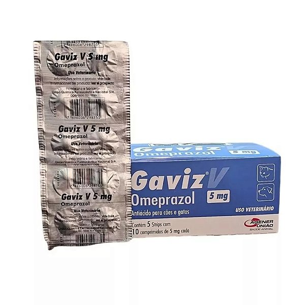 Gaviz V 5mg C/10 Capsulas