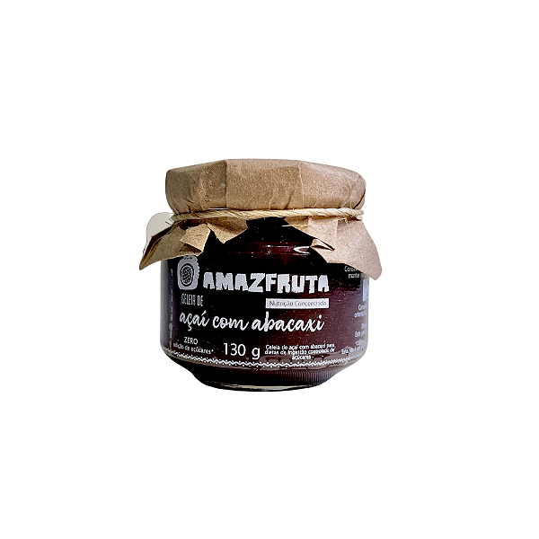 Geleia de açaí com abacaxi 130g - Sem adição de açúcar