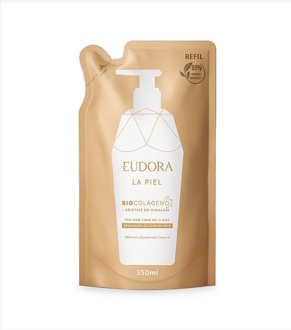 Refil Hidratante Desodorante Corporal La Piel Cristais do Himalaia 350ml