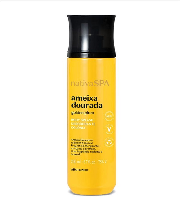 Body Splash Nativa Spa Ameixa Dourada 200ml