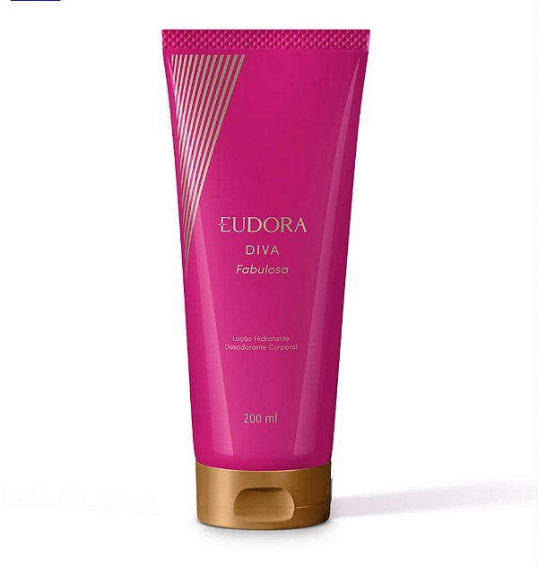 Desodorante Hidratante Corporal Eudora Diva Fabulosa 200ml