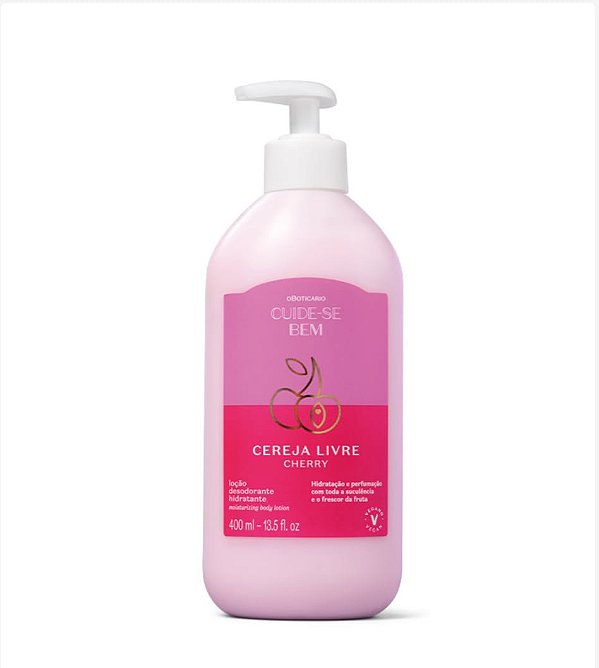 Desodorante Corporal Cuide-se Bem Cereja Livre 400ml