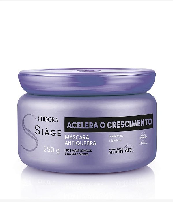 Máscara Capilar Siàge Acelera o Crescimento 250g