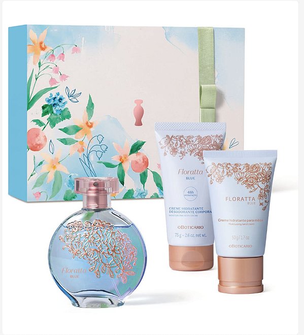 Kit Presente Floratta Blue (3 itens)