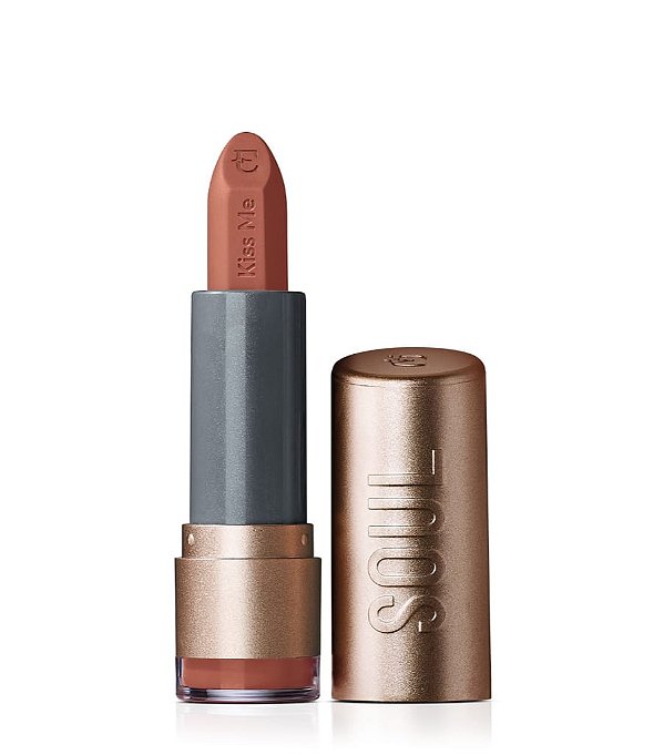 Batom Soul Kiss Me Efeito Matte Nude Autoral 3,7g