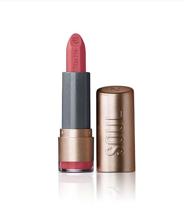 Batom Mate Rose Único SOUL Kiss Me 3,7g