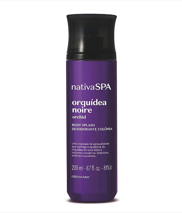 Body Splash Nativa Spa Orquídea Noire 200ml