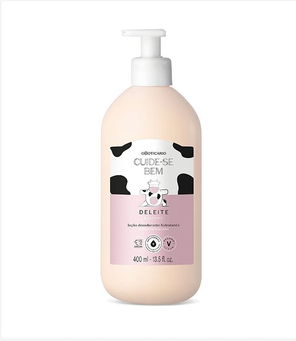 Loção Desodorante Hidratante Corporal Cuide-se Bem Deleite 400ml