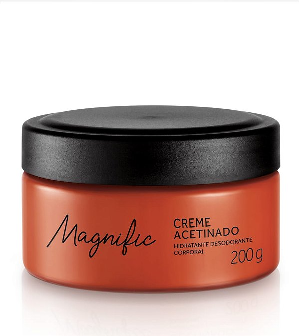 Creme Acetinado Hidratante Desodorante Corporal Eudora Magnific 200g
