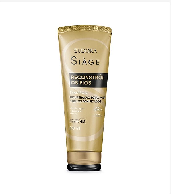 Shampoo Siàge Reconstrói Os Fios 250ml (Nova Versão)