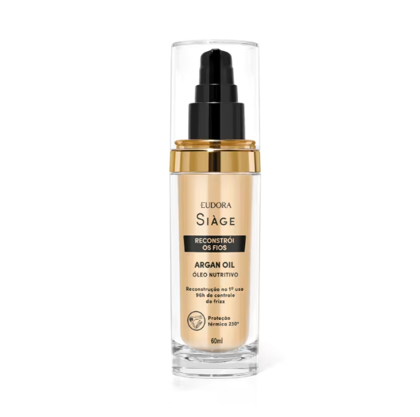 Óleo De Argan Siàge Reconstrói Os Fios 60ml