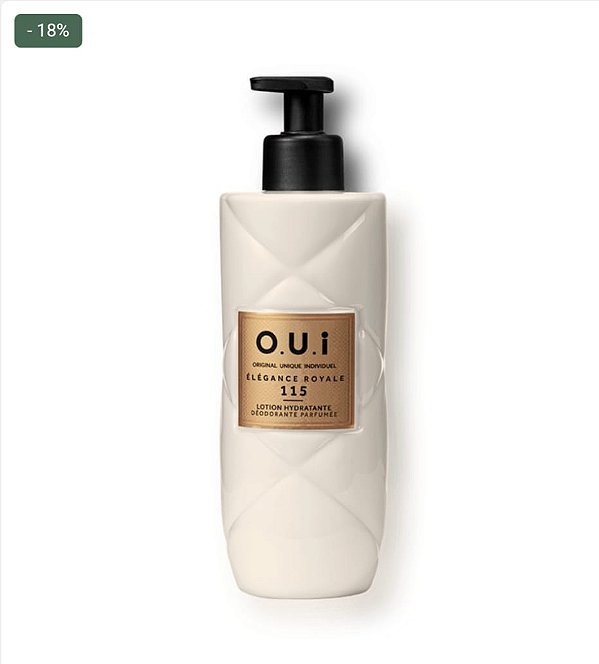 O.U.i Loção Hidratante Desodorante Élégance Royale 115 400ml