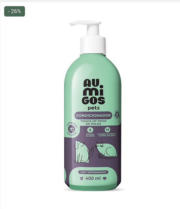Condicionador Au.Migos Pets 400ml