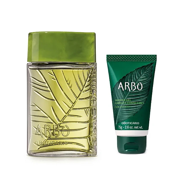Combo Arbo Forest: Desodorante Colônia 100ml + Shower Gel 75g