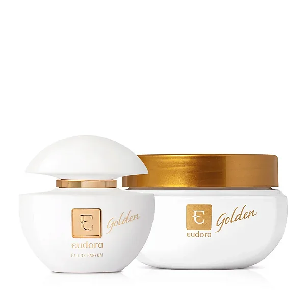 Kit  Eudora Golden: Eau de Parfum 75ml + Creme Acetinado Corporal 250g