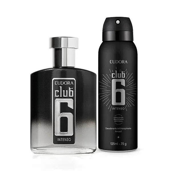Kit Club 6 Intenso: Colônia 95ml + Antitranspirante 125ml/75g