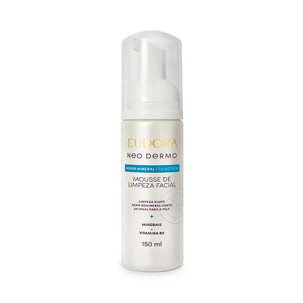 Mousse de Limpeza Facial Neo Dermo Hidra Mineral Collection 150ml