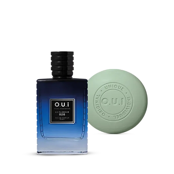 Combo O.U.i: Eau de Parfum 75ml + Savon Barbe Sabonete de Barbear 90g