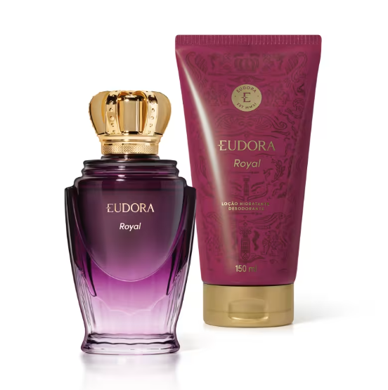 Combo Eudora Royal: Desodorante Colônia 100ml + Loção Corporal 150ml
