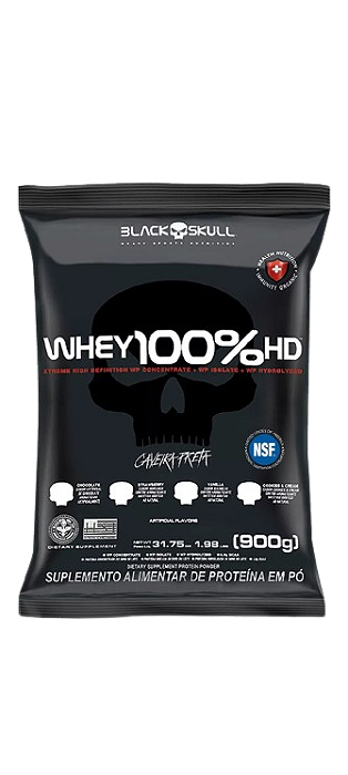 WHEY 100% HD REFIL 900G - BLACKSKULL